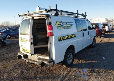 2015 GMC Savana 2500 Work Van from USA, damaged, VIN 1GTW7FCF5F1907001